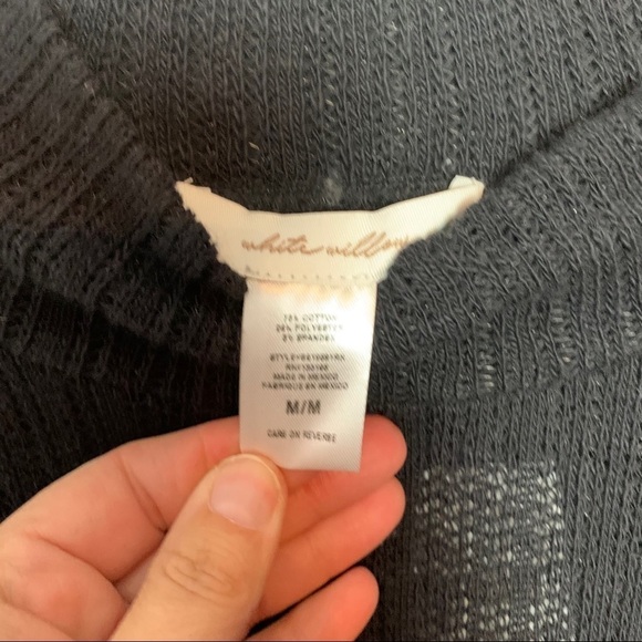 White Willow Mock Neck Textured Sweater NWT - Picture 8 of 9
